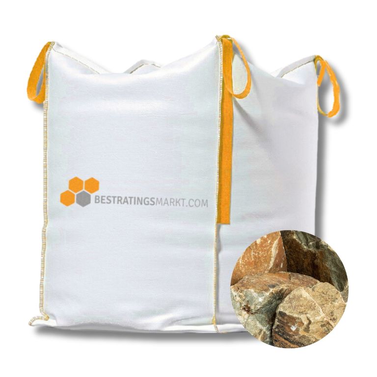 Grauwacke 100-300 mm Gaasbox 900 KG Redsun BM