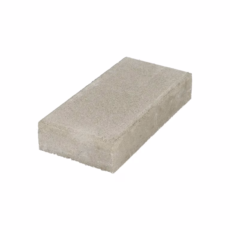 Halve Betontegel 30x15x4,5 Grijs met facet KOMO 1000-2