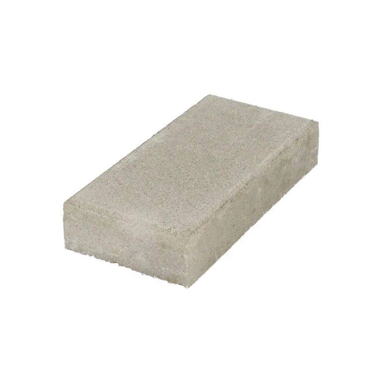 Halve Betontegel 30x15x4,5 Grijs met facet KOMO 1000-2