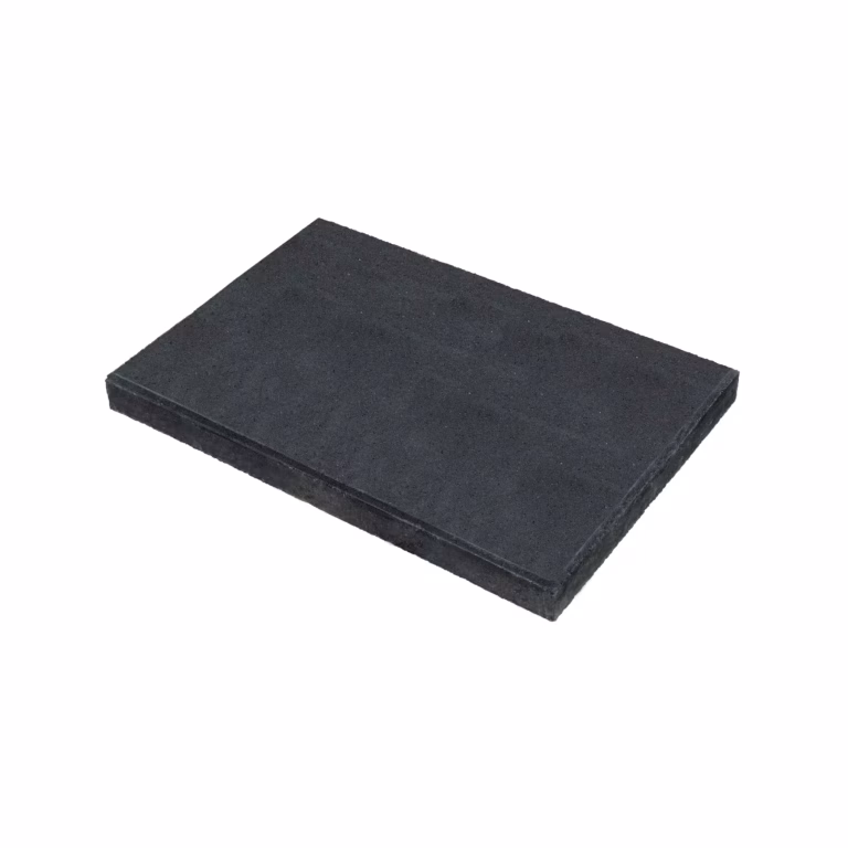 Halve Betontegel 30x15x4,5 Zwart met facet KOMO 1036-2