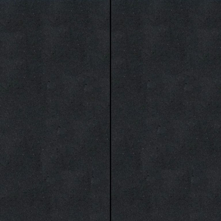 Halve Betontegel 30x15x4,5 Zwart met facet KOMO 1036