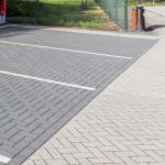 Halve betonklinker 8 cm grijs