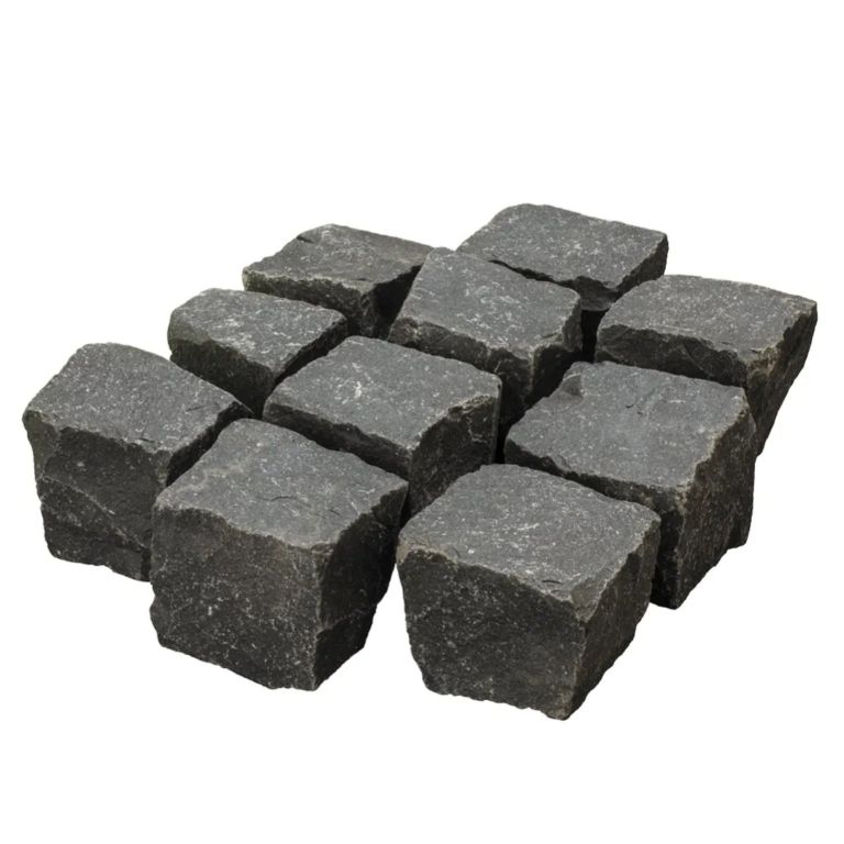 Natuursteen Kinderkoppen Basalt 15x17 cm Gaasbox