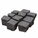 Natuursteen Kinderkoppen Basalt 8x11 cm Gaasbox