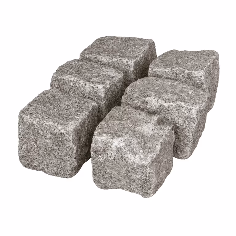 Natuursteen Kinderkoppen Portugees Graniet 7x9 cm Bigbag