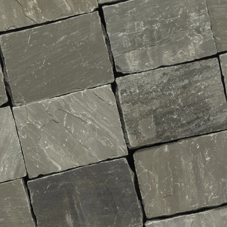 Natuursteen Kasseien Kandla Grey 14x14x5-7 cm