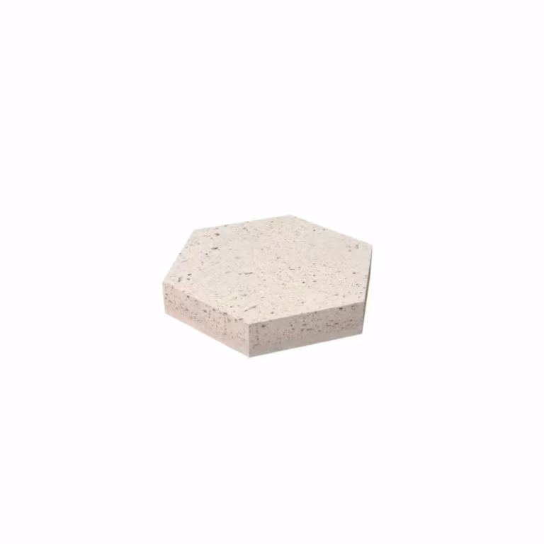 Schellevis Oud Hollandse 6 kant tegel 37,5x37,5x7 cm Creme