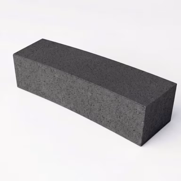 Schellevis Zitelement Curve 200x60x47 cm Carbon