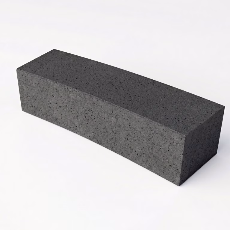 Schellevis Zitelement Curve 200x60x47 cm Carbon