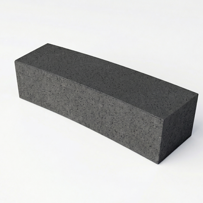 Schellevis Zitelement Curve 200x60x47 cm Carbon