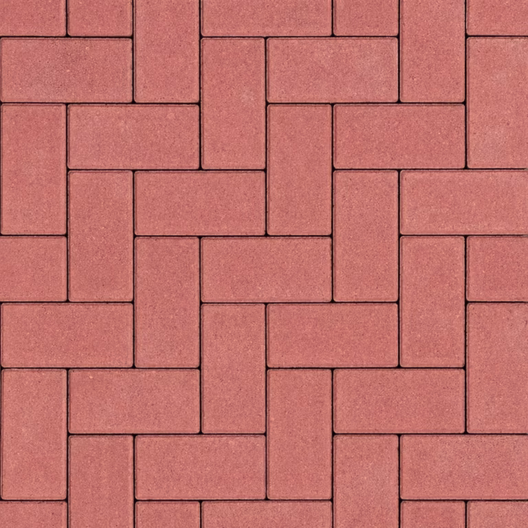 Betonklinkers 8 cm Rood