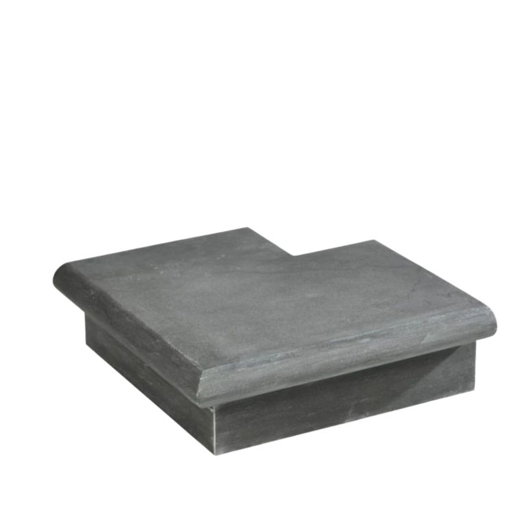 Blue Stone traptrede gezoet met neus hoek uitwendig 50_35x15 cm