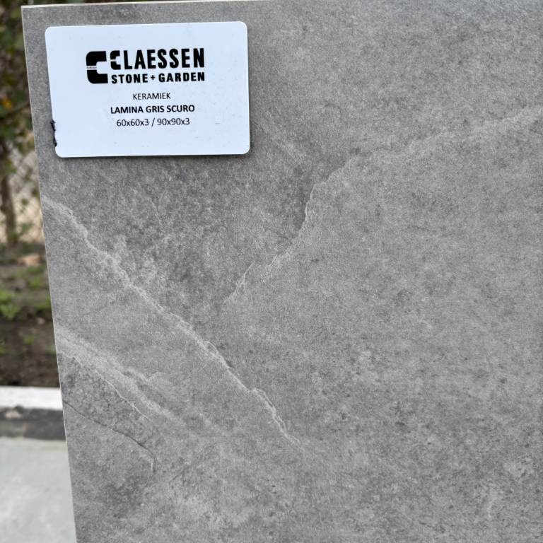 Claessen 60x60x3 Pavimentos Lamina Gris Scuro