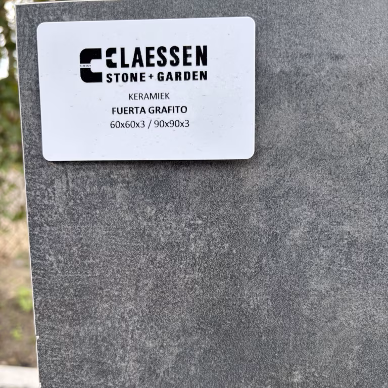 Claessen 90x90x3 Pavimentos Fuerte Grafito
