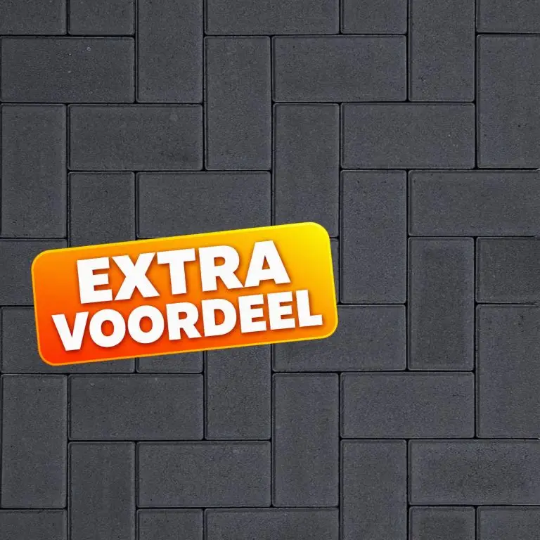 EXTRA VOORDEEL - Betonklinkers 8 cm Antraciet