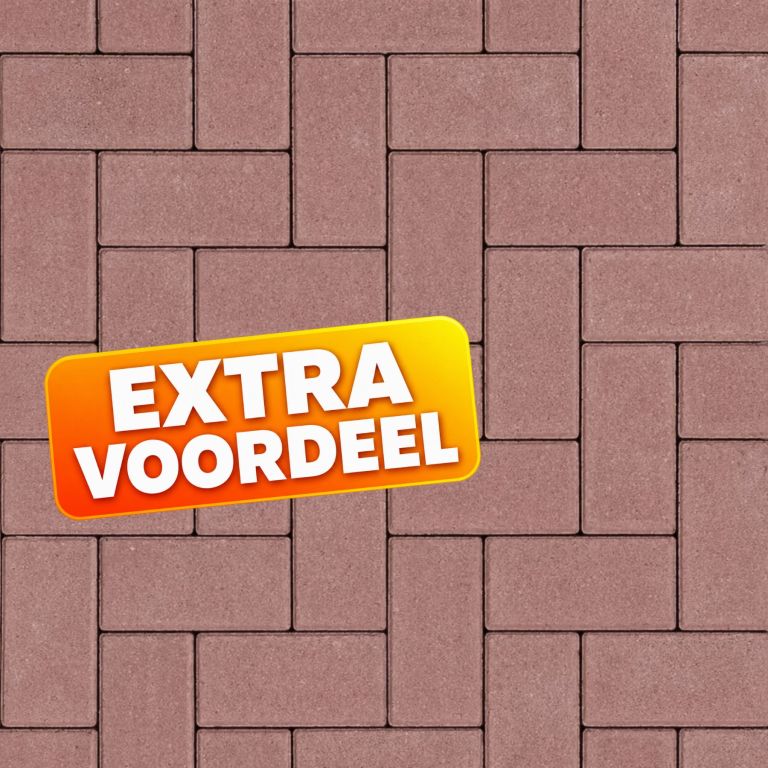 EXTRA VOORDEEL - Betonklinkers 8 cm Heide