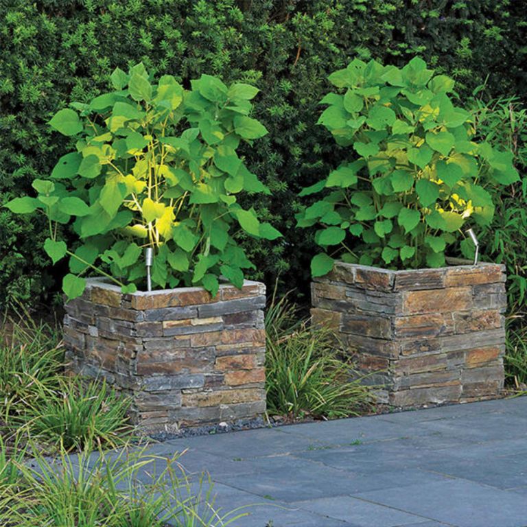 Rusty Slate Bloembak Recht 50x50x50