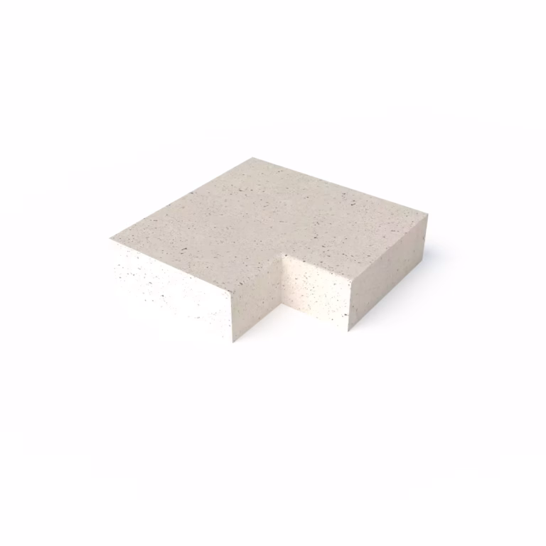 Schellevis traptrede buitenhoek 37 blok Creme 60x60x15