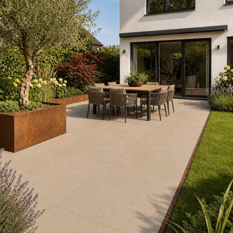 SolidSquare 100×100 tegel Ragstone Fusion Taupe