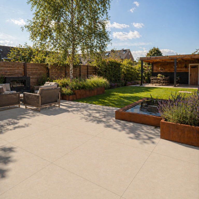 SolidSquare 100×100 tegel Ragstone Menhir Beige