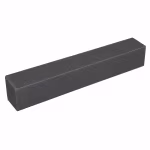 Los antraciet stapelblok 12x12x60 strak op witte achtergrond