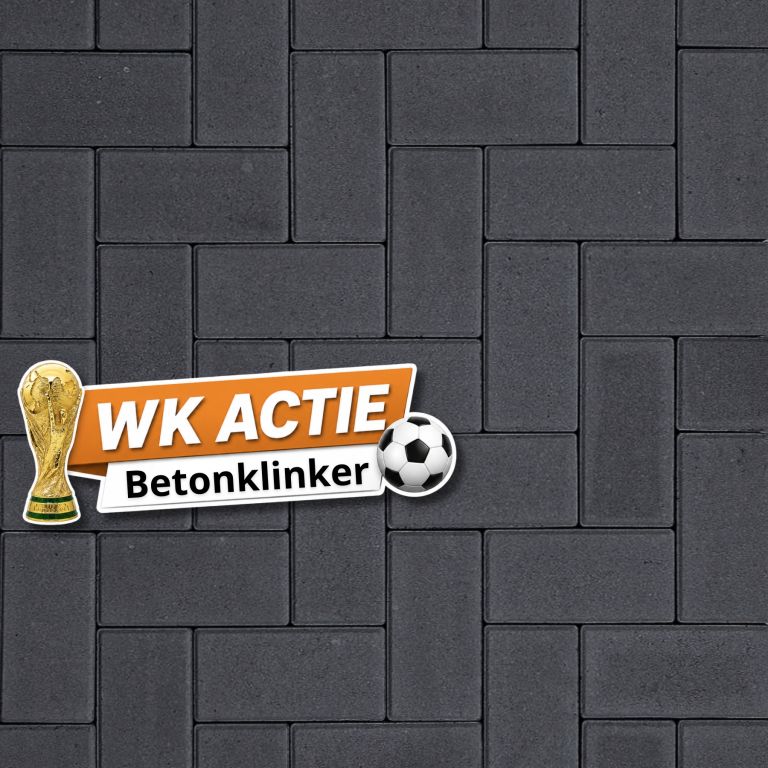 WK - Betonklinkers 8 cm Antraciet