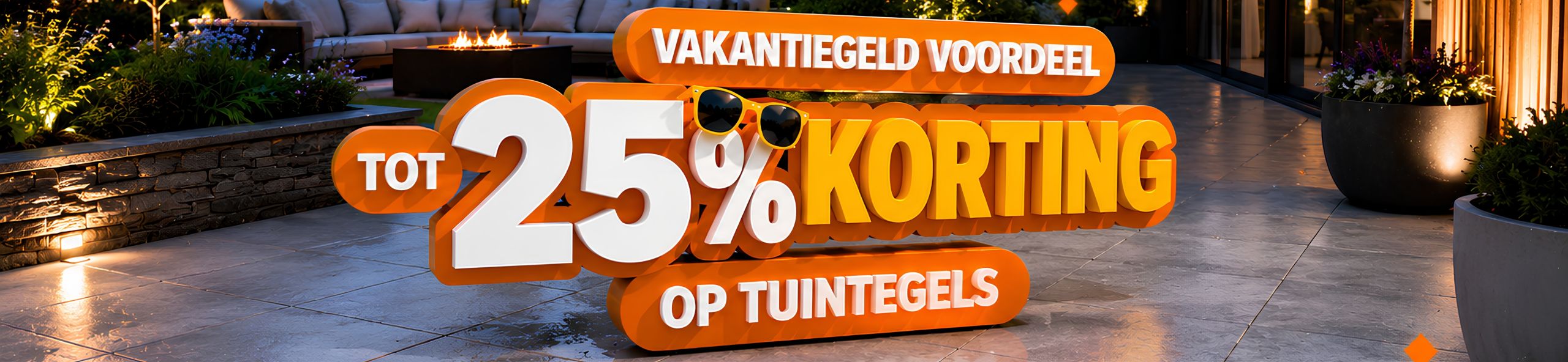 Actie Vakantiegeld Tuintegels