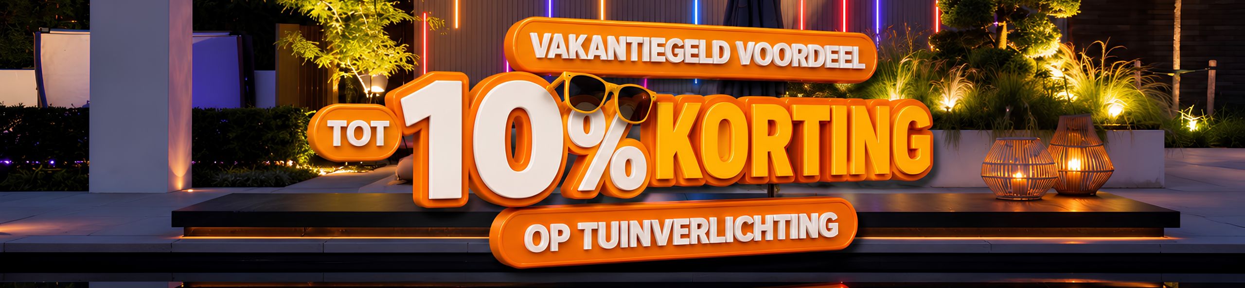 Actie Vakantiegeld Tuinverlichting