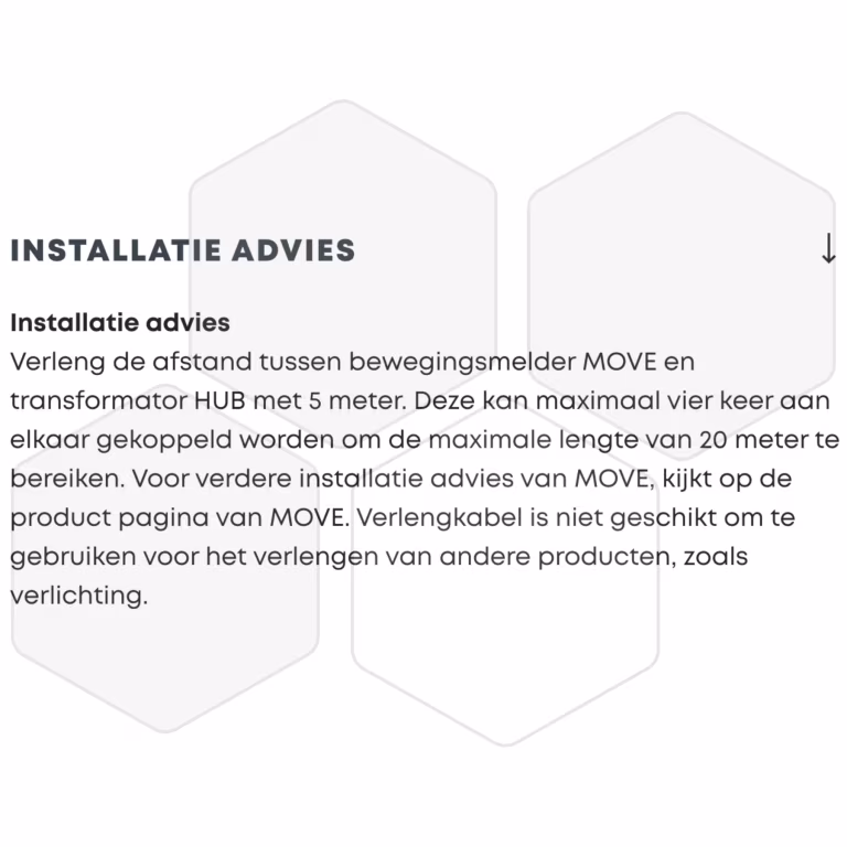 In Lite verlengkabel Move-Ext Cord 5 meter