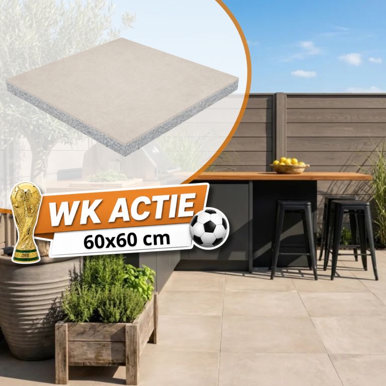 WK Deal - KeraQuattro+ 60x60 Willow Beige