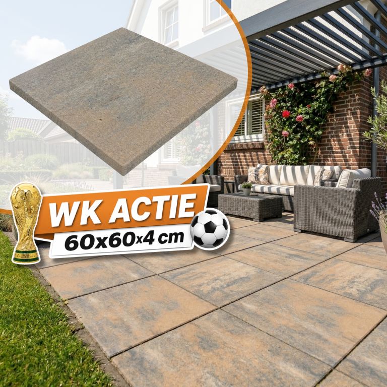 WK Deal - PromoStone 60x60x4 Aardbruin