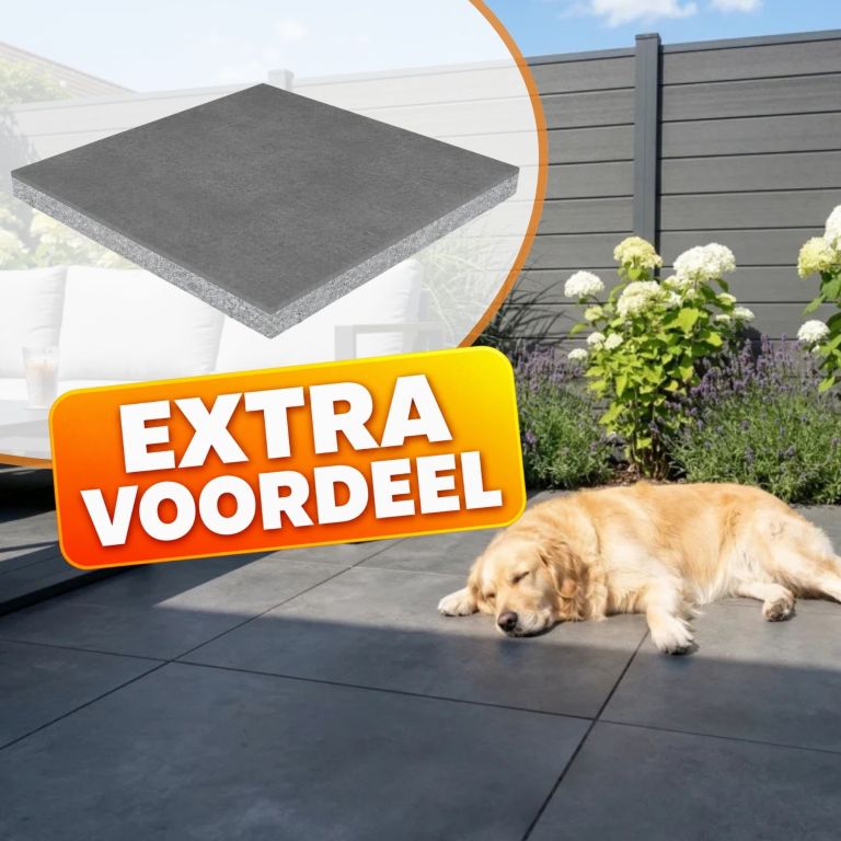 EXTRA VOORDEEL - KeraQuattro+ 60x60 Willow Black