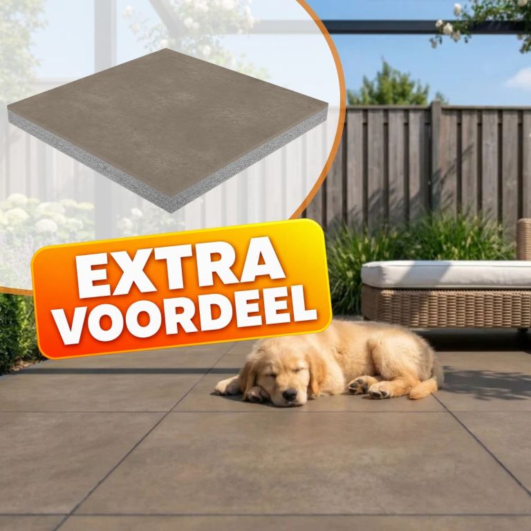 EXTRA VOORDEEL - KeraQuattro+ 60x60 Willow Brown