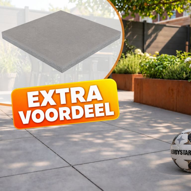 EXTRA VOORDEEL - KeraQuattro+ 60x60 Willow Silver