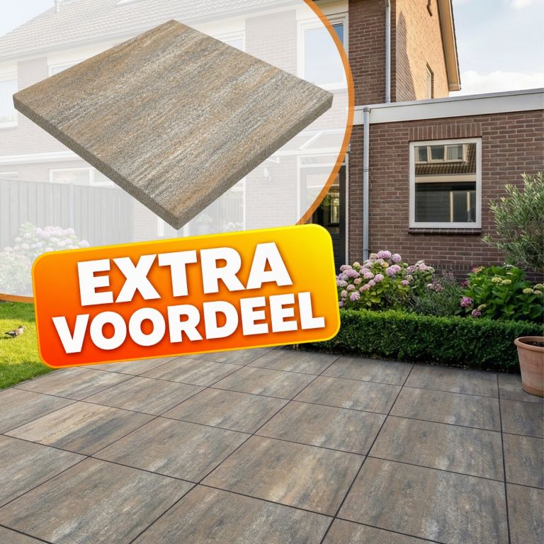 EXTRA VOORDEEL - PromoStone 60x60x4 Vulkaan