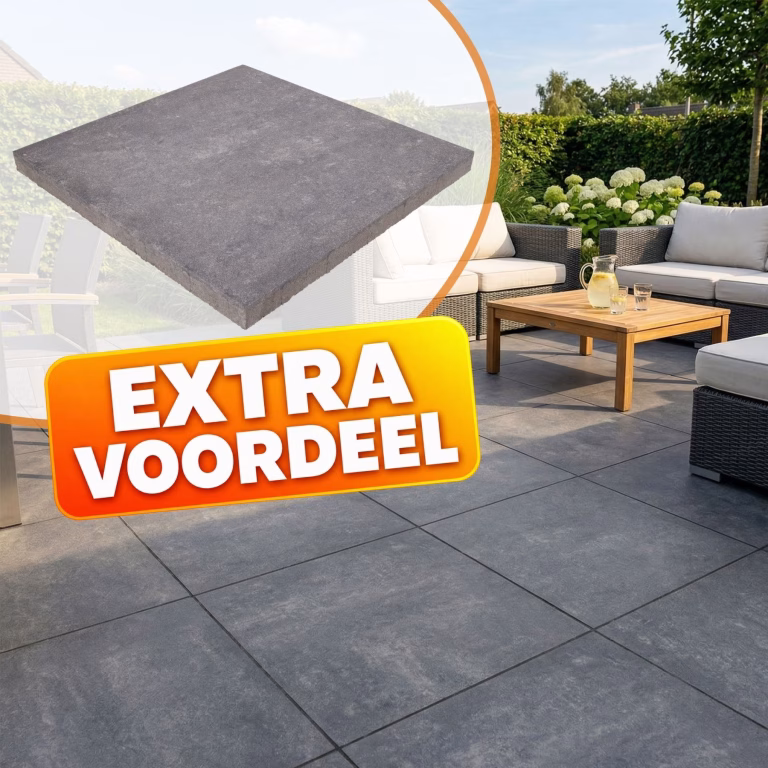 EXTRA VOORDEEL - Season Claude 60x60x4 Charcoal