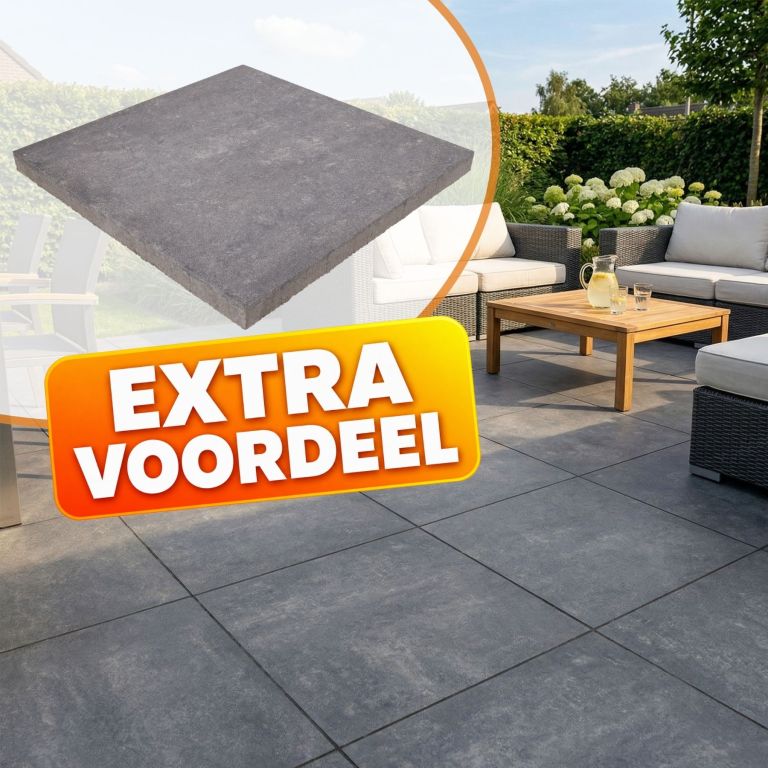 EXTRA VOORDEEL - Season Claude 60x60x4 Charcoal
