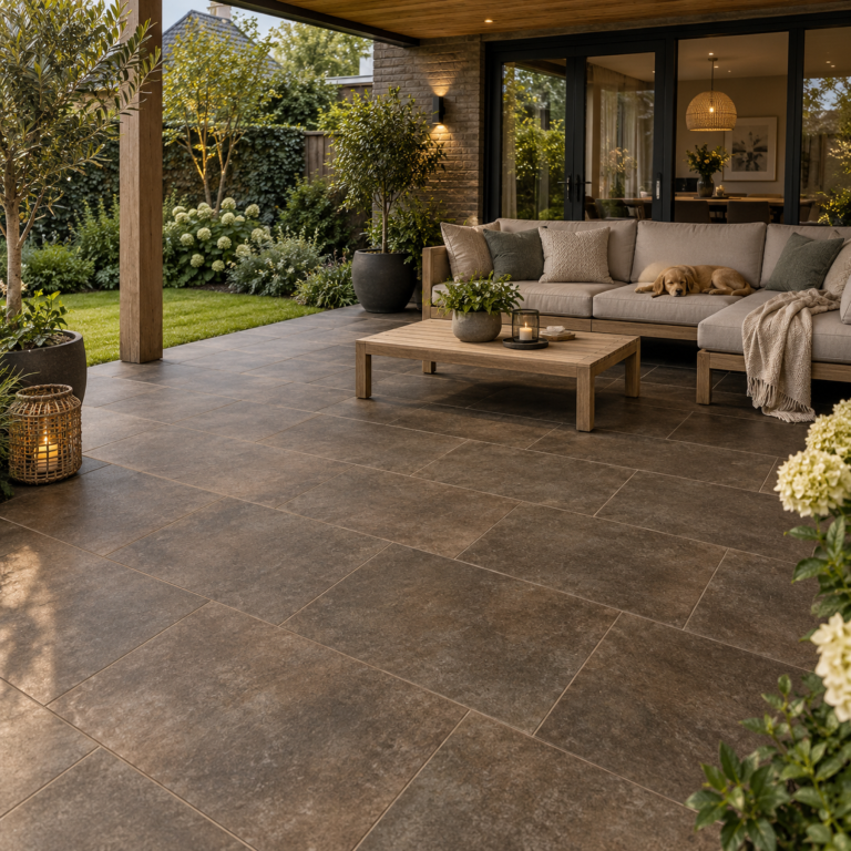 Fioranese Keramische Tegel 60x90x2 cm French Vintage Noce tumbled