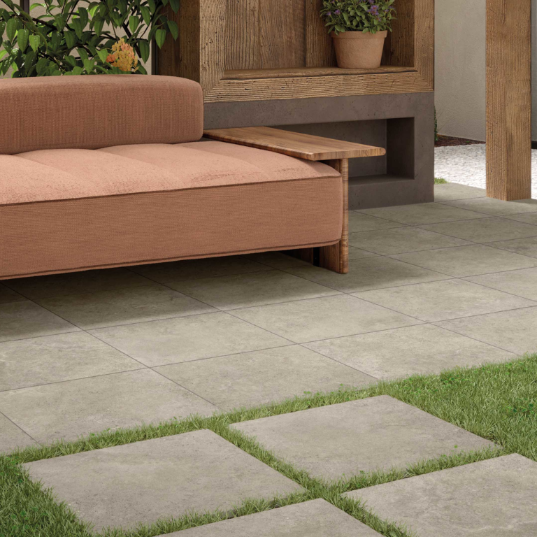 Beste Koop Uni Texture Taupe 60x60