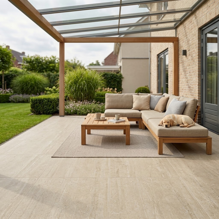 VT Wonen Solostone Traverlime Beige 80x80