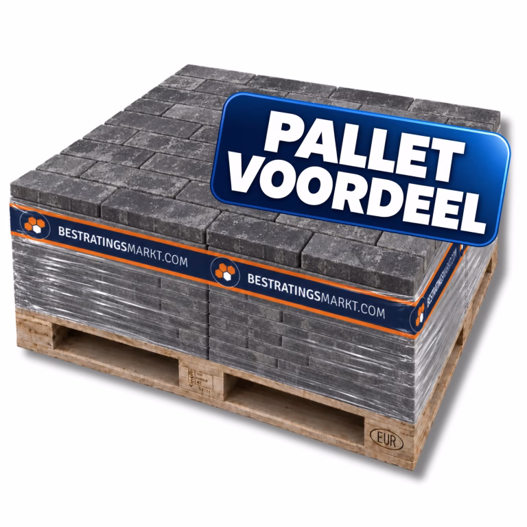 Pak PalletVoordeel – Abbeystones Getrommeld Bobbio 20x5x7 waalformaat