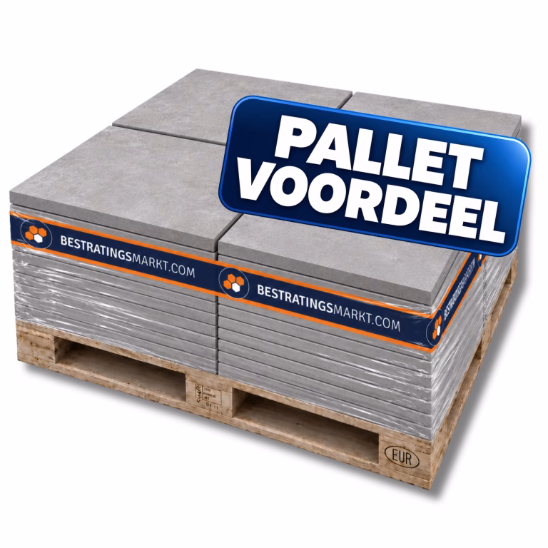Pak PalletVoordeel – Keramiek TRE 60x60x3 cm Cilento Grigio