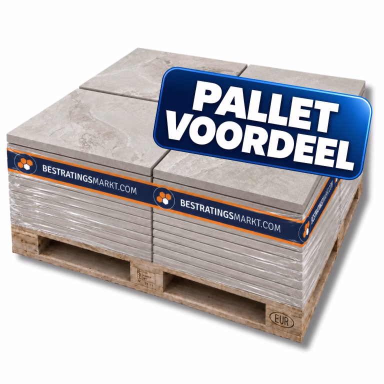 Pak PalletVoordeel – Keramiek TRE 60x60x3 cm Varese Greige