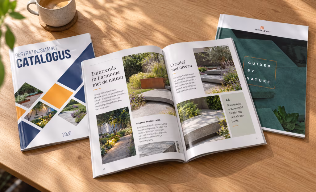 Bestratingsmarkt tuinmagazines