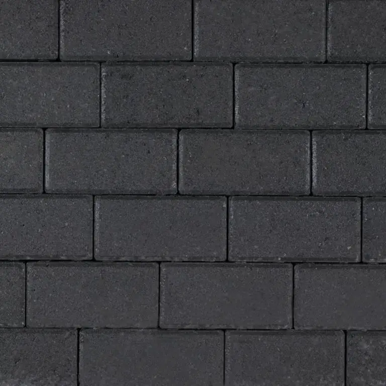 BSS 8 cm KOMO zwart met deklaag betonklinker