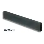 Opsluitband Zwart_Antraciet 6x20x100 cm