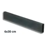Opsluitband Zwart_Antraciet 6x30x100 cm