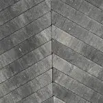 Romano Punto visgraat Grijs Zwart 8x8x40 cm