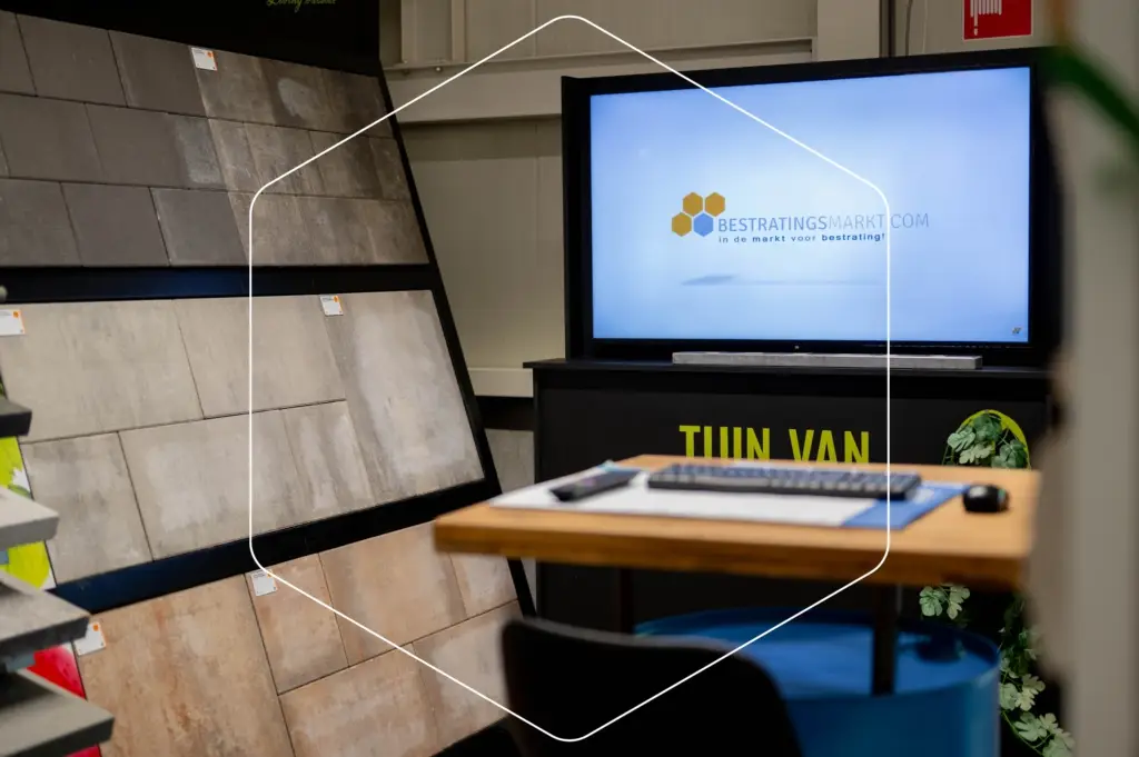 Showpresentatie binnen