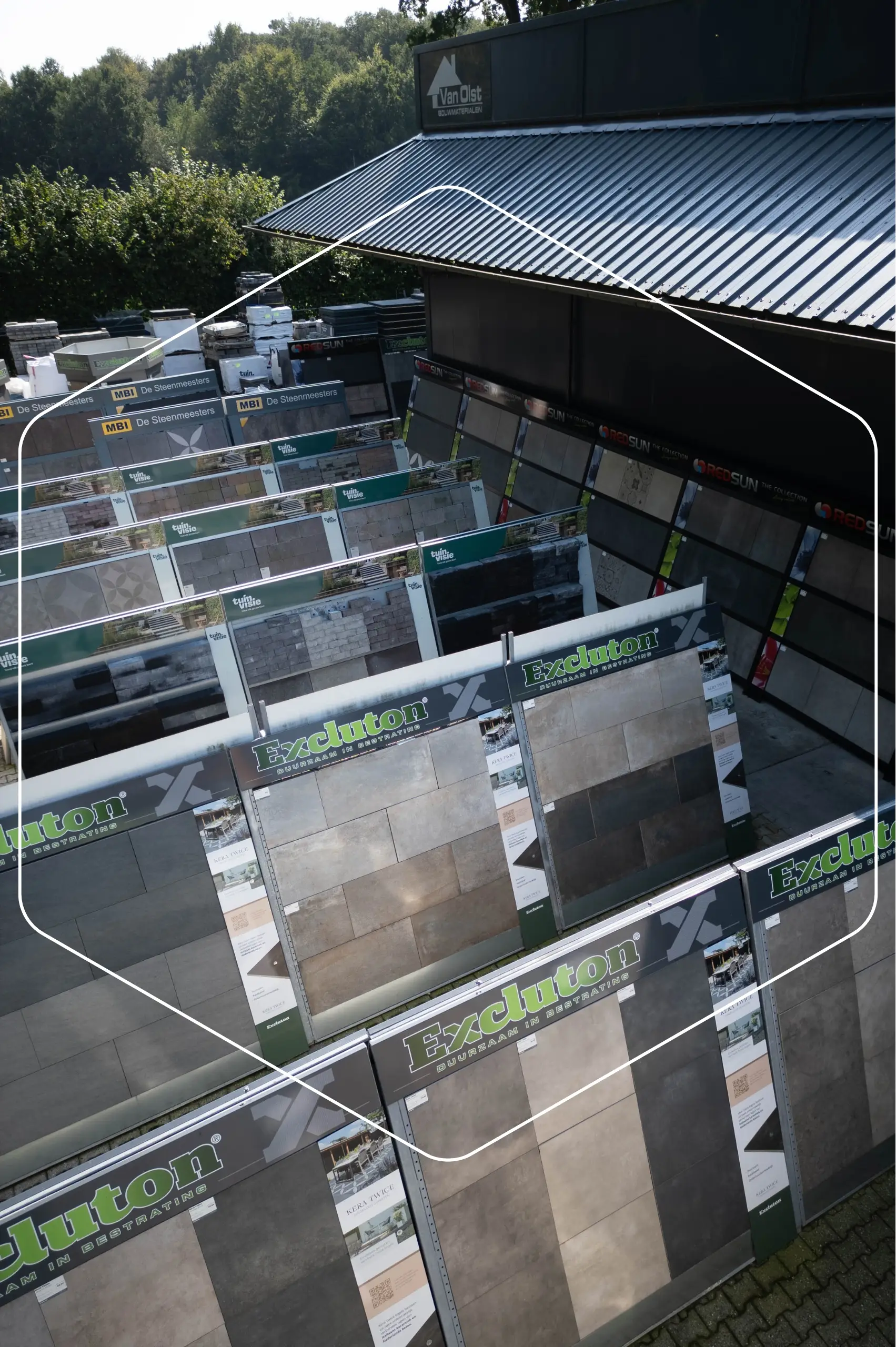 Showpresentatie buiten